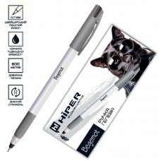 Ручка гел. "Hiper" №HG-230 Begemot 0,7мм чорна(10)(180)