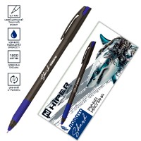 Ручка кульк. масл. "Hiper" №HO-330 Shark Roboto 0,7мм синя(10)(200)