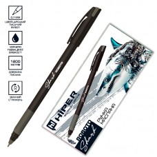 Ручка кульк. масл. "Hiper" №HO-330 Shark Roboto 0,7мм чорна(10)(200)