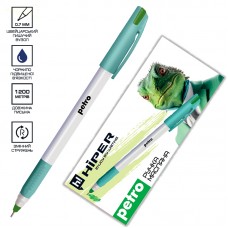 Ручка кульк. масл. "Hiper" №HO-340 Petro 0,7мм зелена(10)