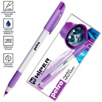 Ручка кульк. масл. "Hiper" №HO-340 Petro 0,7мм фіолетова(10)