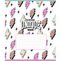 Зошит 24арк. кліт. Школярик  "I'm unique" глітер №024-3527K(25)(200)