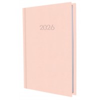 Ежедневник A5 Economix датированный 2025 Confetti розовый E21613-09  