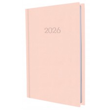 Щоденник A5 Economix датований 2025 Confetti рожевий E21613-09  