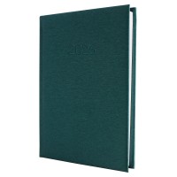 Ежедневник А5 Economix датированный 2025 Текстиль зеленый E21634-04