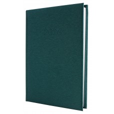 Щоденник А5 Economix датований 2025 Текстиль зелений E21634-04