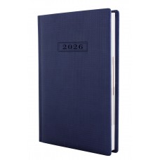 Щоденник А5 Optima датований 2025 Glen темно-синій O25201-24