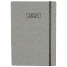 Щоден. А5 "Optima" дат2026 Namib на резинці,сірий №O25205-10(20)