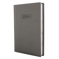 Щоденник А5 Optima датований 2025 Glen світло-сірий O25201-10