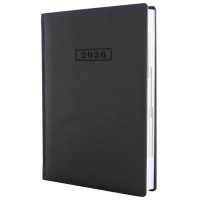 Ежедневник А5 Optima датированный 2025 Magic черно-серый  O25236-01