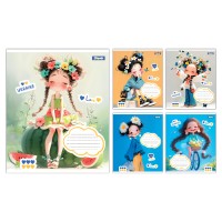 Зошит 12арк. кліт. 1В Free and Happy №768232(25)(500)