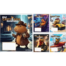 Зошит 12арк. кліт. YES Epic Capybara №767791(25)(500)