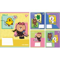 Зошит 12арк. кліт. YES Line Friends Funny №767638(25)(500)