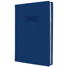 Щоденник А5 Optima датований 2025 SQUARE синій O25204-02