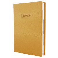 Щоден. А5 "Optima" дат2026 Mink золотистий металік №O25237-15(20)