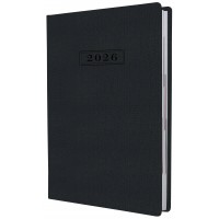 Ежедневник А5 Optima датированный 2025 Square черный O25204-01