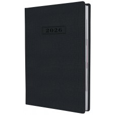 Щоденник А5 Optima датований 2025 Square чорний O25204-01