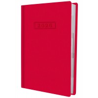 Щоденник А5 Optima датований 2025 Square червоний O25204-03