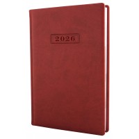 Щоденник А5 Optima датований 2025 Vivella коричневий O25230-07