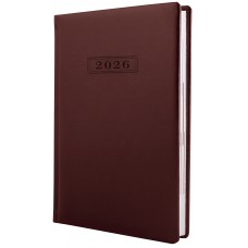 Щоден. А5 "Optima" дат2026 Perfect коричн. №O25234-07(20)