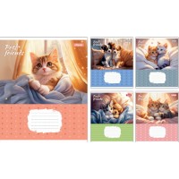 Зошит 18арк. лін. 1В Pets Frinds №768070(25)(400)