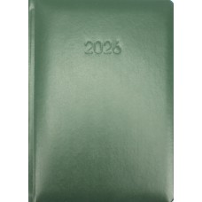 Щоден. А5 "Economix" дат2026 Samba темно-зелений №E21694-49(20)