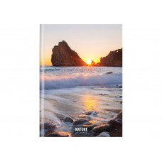 Зошит А4 96арк. кліт. тв. обкл. "Nature of Ukraine: море" №O20378-10/Optima/(20)