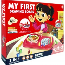 Набір для творч. 3в1 спірограф, спінарт, ігрове поле,45х36х7см №050-86(24)