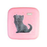 Ланч бокс пласт. "Maxi" 850мл рожевий №MX98138(15)