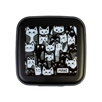 Ланч бокс пласт. "Maxi" 850мл чорний №MX98139(15)