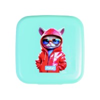 Ланч бокс пласт. "Maxi" 850мл м'ятний №MX98141(15)