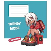 Зошит 18арк. лін. Школярик "дівч" виб.УФ-лак №018-3564L(25)(250)