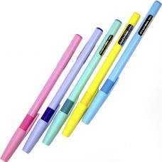 Ручка кульк. масл. "Economix" №E10266 Nice 0,7мм синя, корпус асорті(50)(100)(1000)