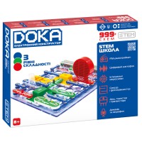 Конструктор електронний "Doka" Школа 999+Схем №D70708/КіддіСвіт/