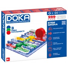 Конструктор електронний "Doka" Школа 999+Схем №D70708/КіддіСвіт/