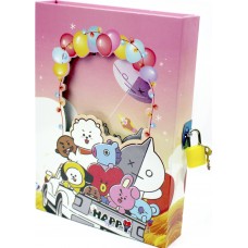 Блокнот на замку В6 64арк. "Happy" в кор-ці №YH32K-B0413(60)(120)