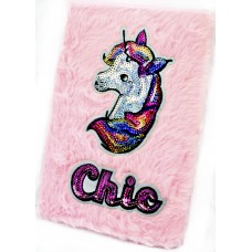 Блокнот А5 64арк. лін. "Єдиноріг" пухнастий №21903-2(24)