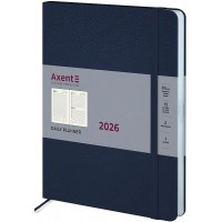 Щоден. А4 "Axent" дат2026 Grand Strong, синій №8830-26-02-A(5)