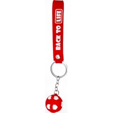 Брелок гумовий "М'яч футбольний" зі стрічкою №3246(12)