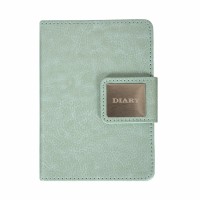 Щоден. А6 "Leo Planner" недат. 160арк. Chiara світло-бірюзовий тв. обкл. №252710