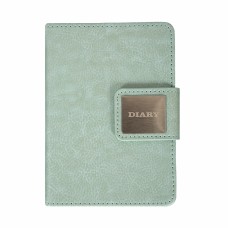 Щоден. А6 "Leo Planner" недат. 160арк. Chiara світло-бірюзовий тв. обкл. №252710