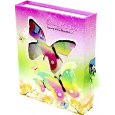 Блокнот на замку В6 48арк. "Метелик" в кор-ці №YH64K-B0219(60)(120)