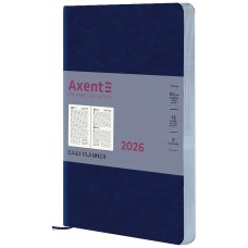 Щоден. А5 "Axent" дат2026 Partner City Soft,синій №8821-26-02-A(12)(24)