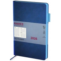 Щоден. А5 "Axent" дат2026 Partner Soft Muse,синій №8827-26-3-A(12)