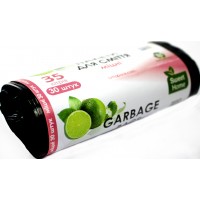 Пакети для сміття "Sweet home/Anna Zaradna" 35л 30шт міцні чорн. №4109(60)