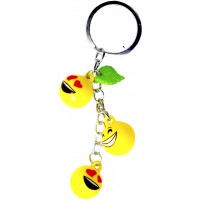 Брелок пластиковый Три смайлика (12) 3087/0870