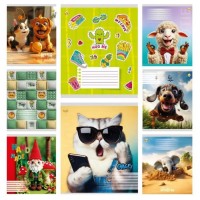 Зошит 12арк. кос.лін. без дод. /Л/ №ТА10106(25)(600)