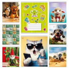 Зошит 12арк. кос.лін. без дод. /Л/ №ТА10106(25)(600)