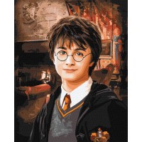 Картини по номерах акрил.WB "Harry Potter: Вітальня Ґрифіндору" 40х50см №KHO8708/Ідейка/