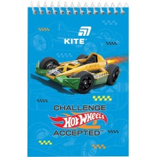 Блокнот пруж. А6 48арк. б/лін. Hot Wheels №HW26-196/Kite/(20)